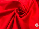 DRILL LÉGER ROUGE COQUELICOT QUALITÉ JAPON - coupon de tissu de 3 mètres - My Little Coupon - tissu - coudre