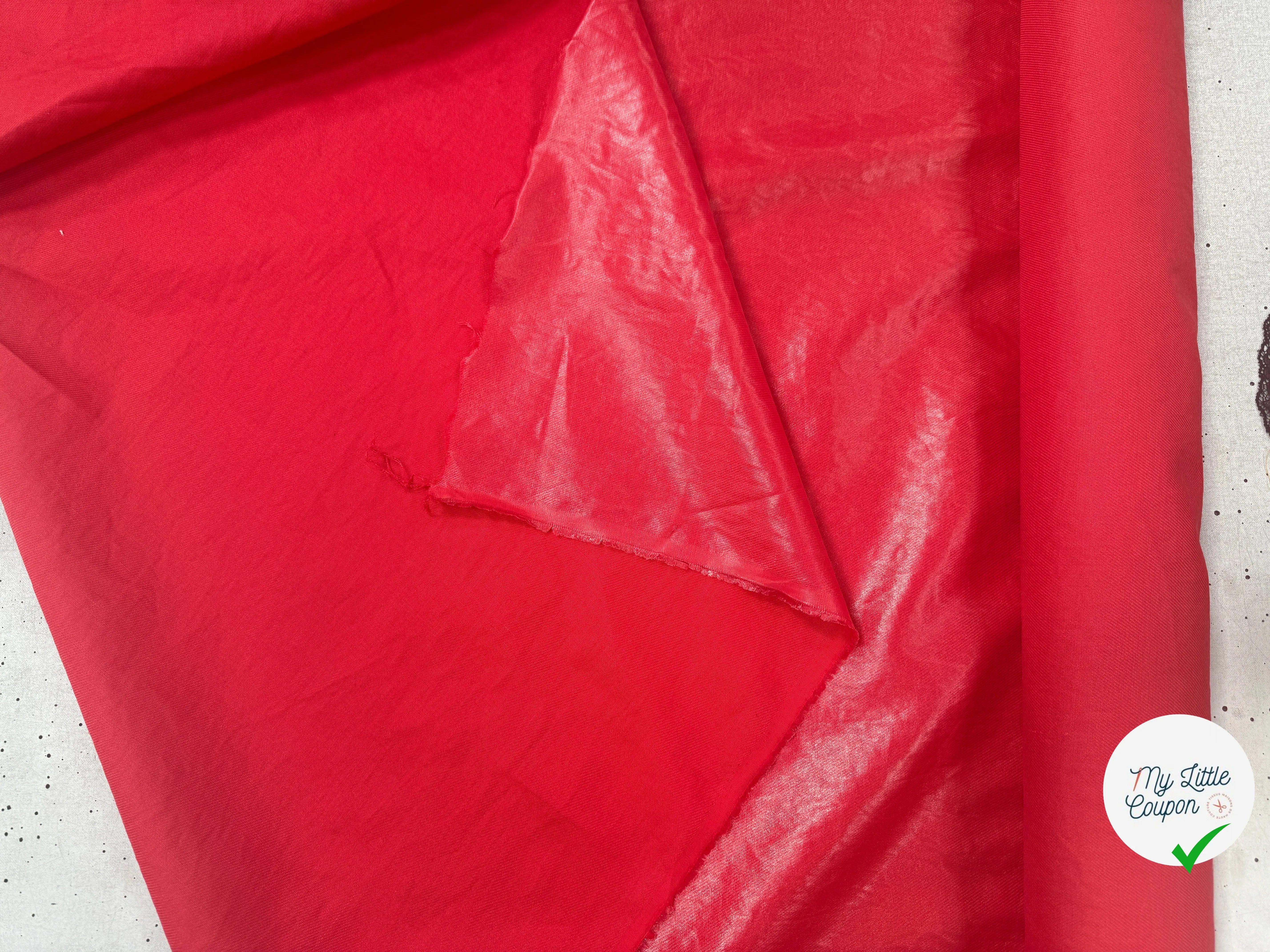 DRILL RAMIE CHINTZÉ ROUGE - My Little Coupon