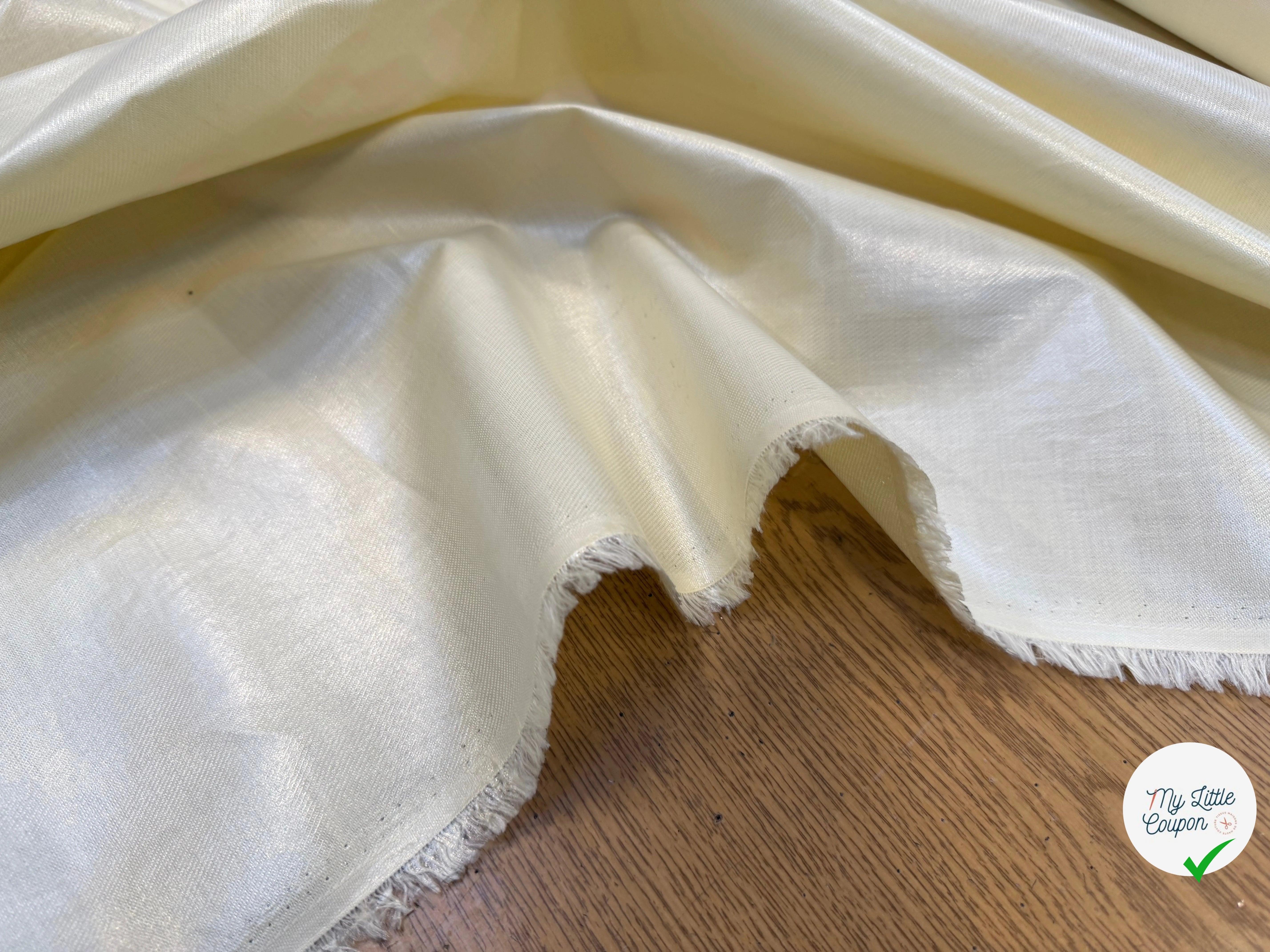 DRILL RAMIE CHINTZÉ SILVER YELLOW - My Little Coupon