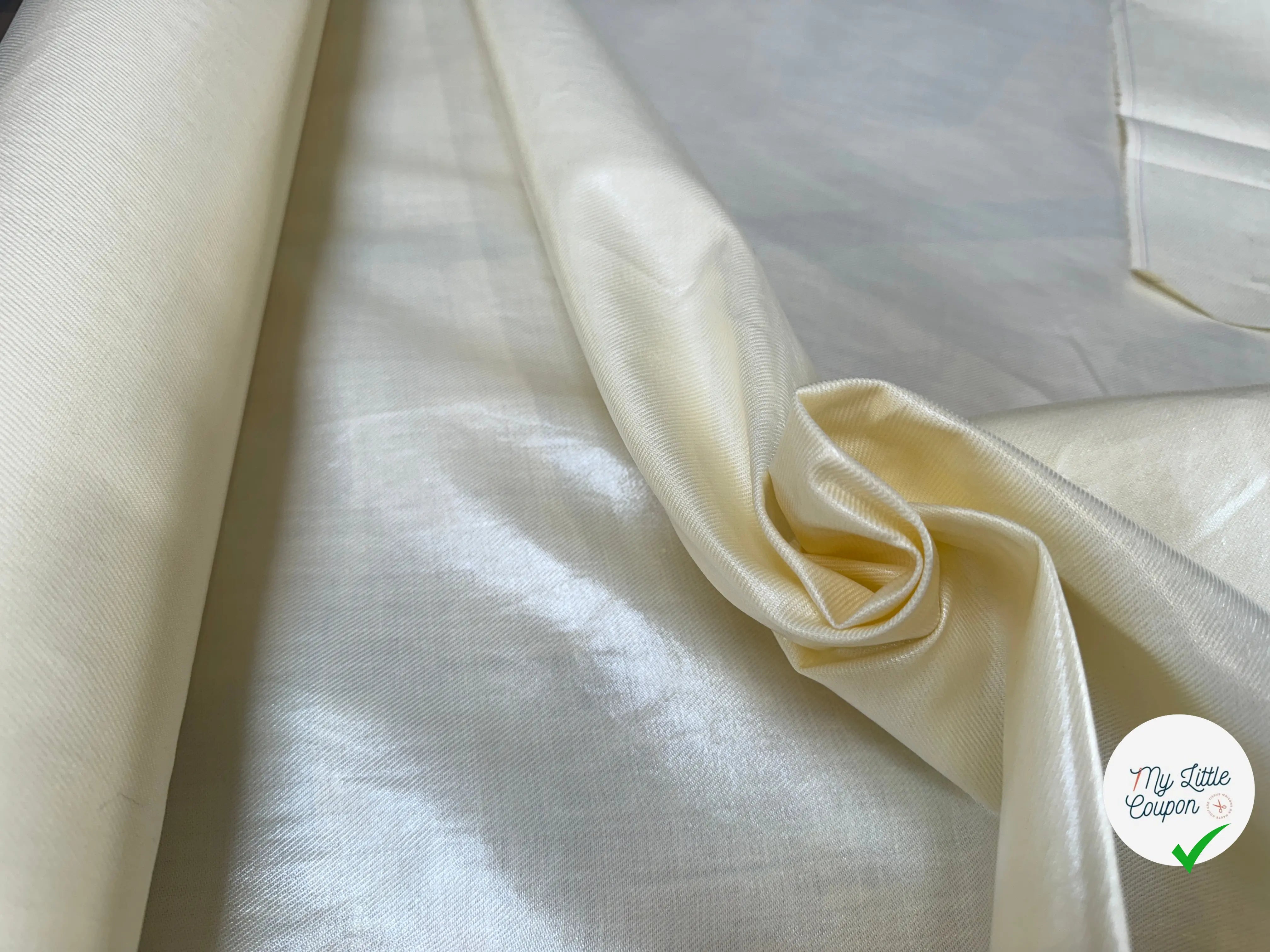 DRILL RAMIE CHINTZÉ SILVER YELLOW - My Little Coupon