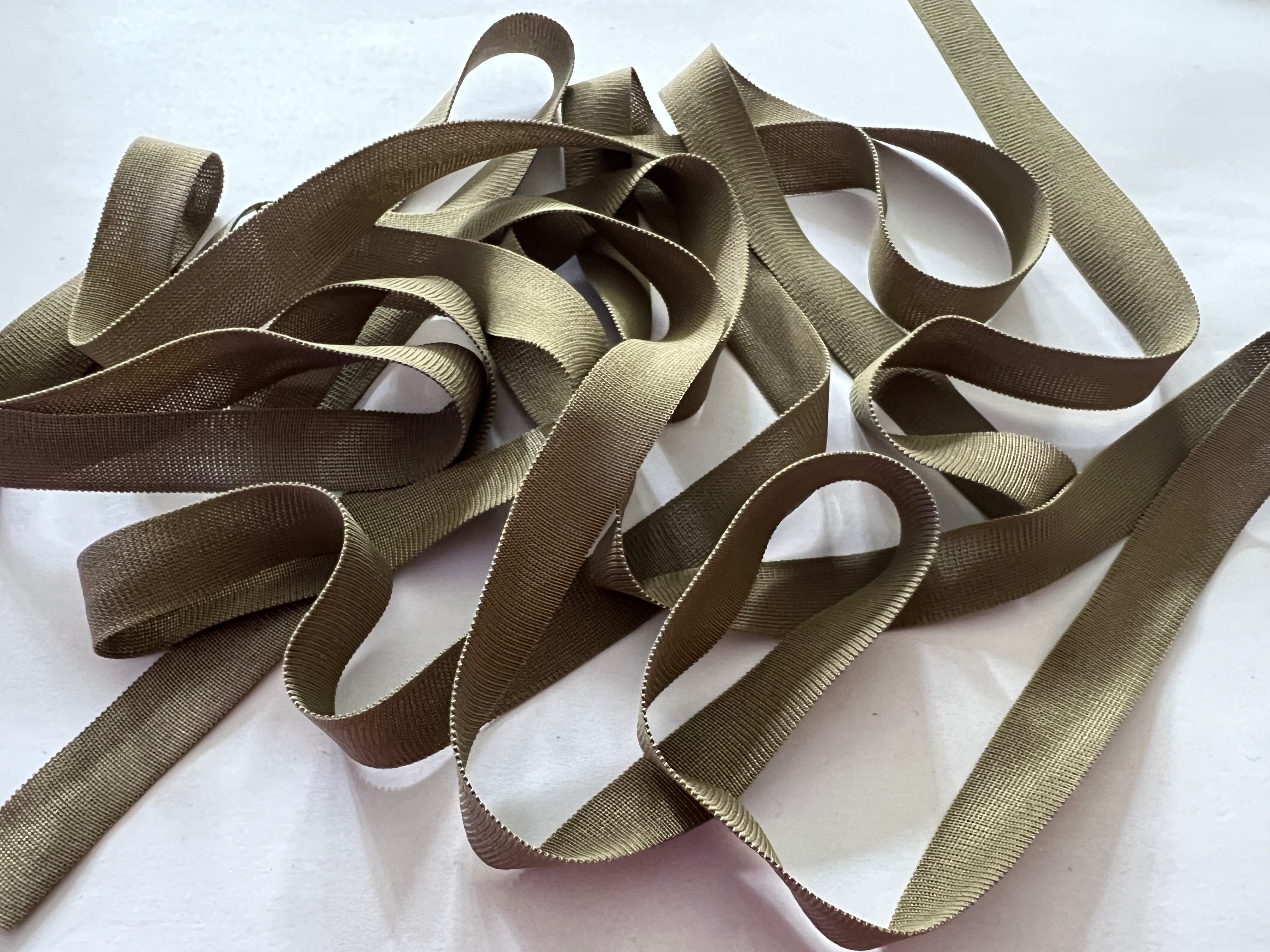 ÉLASTIQUE PLAT LINGERIE KAKI MOYEN 12mm - My Little Coupon