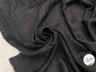ÉTAMINE DE LAINE FILETÉE CARREAUX NOIR TRÈS CHIC - My Little Coupon - tissu - coudre