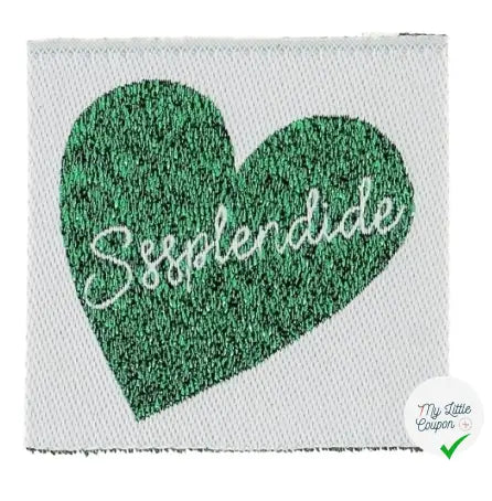 ÉTIQUETTE À COUDRE TISSÉES BOHIN - " SSSPELNDIDE " - My Little Coupon