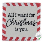 ÉTIQUETTE À COUDRE TISSÉES BOHIN - "ALL I WANT FOR CHRISTMAS IS YOU" - My Little Coupon