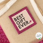 ETIQUETTE À COUDRE TISSÉES BOHIN - "BEST GIFT EVER" - My Little Coupon
