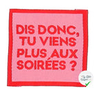 ÉTIQUETTE À COUDRE TISSÉES BOHIN - "DIT DONC TU VIENS PLUS..." - My Little Coupon