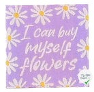 ÉTIQUETTE À COUDRE TISSÉES BOHIN - "I CAN BUY MYSELF FLOWERS" - My Little Coupon