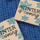 ÉTIQUETTE À COUDRE TISSÉES BOHIN - "WINTER IS COMING" - My Little Coupon