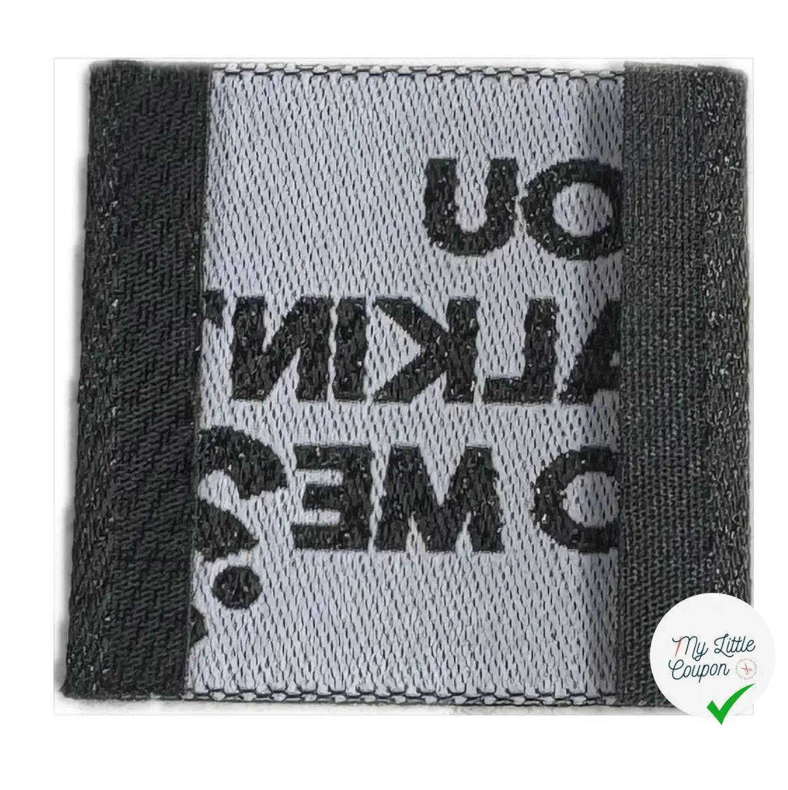 ÉTIQUETTES TISSÉES À COUDRE MODÈLE - YOU TALKIN' TO ME - My Little Coupon