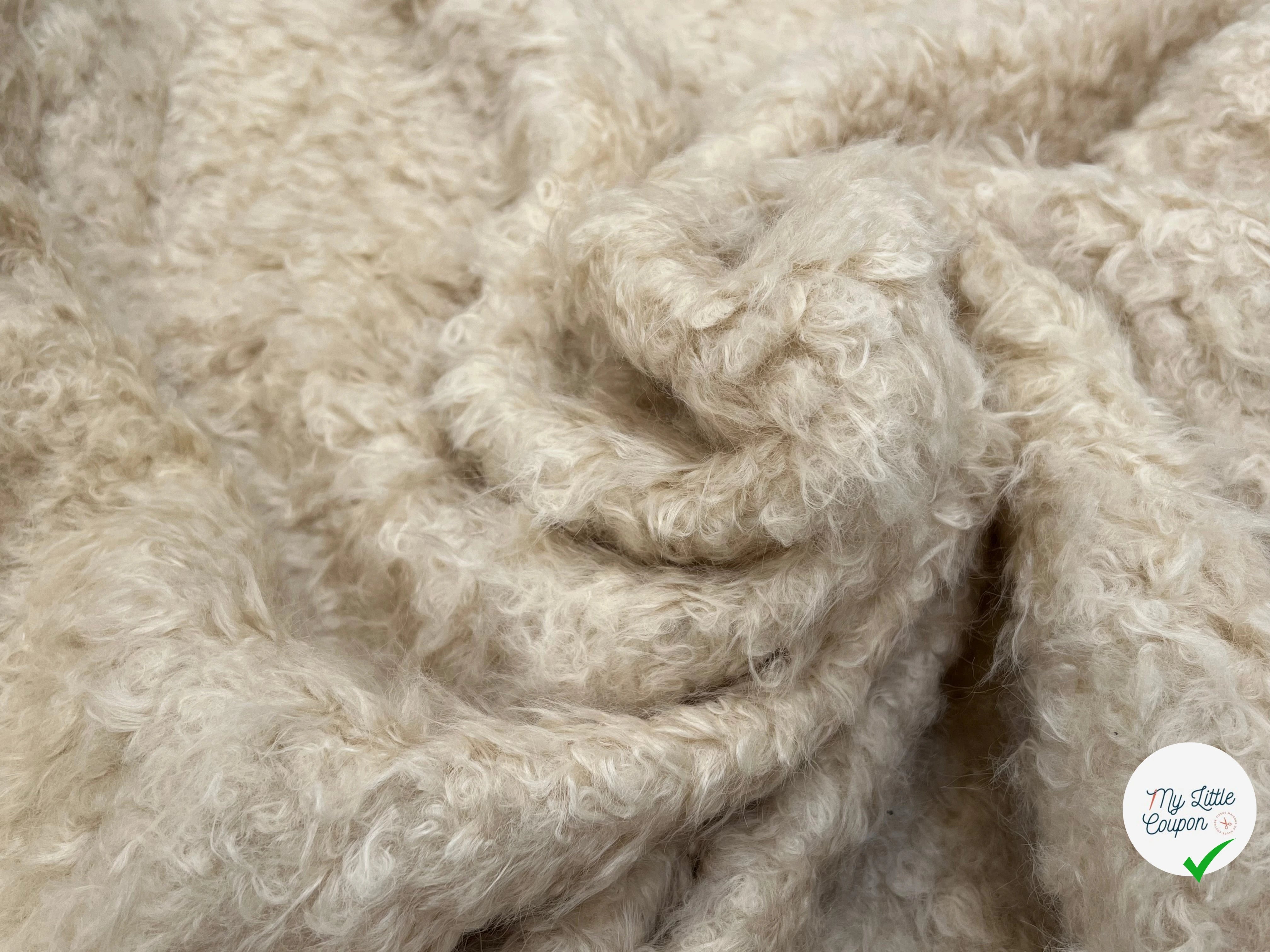 FAUSSE FOURRURE ÉCRU 140CM - My Little Coupon