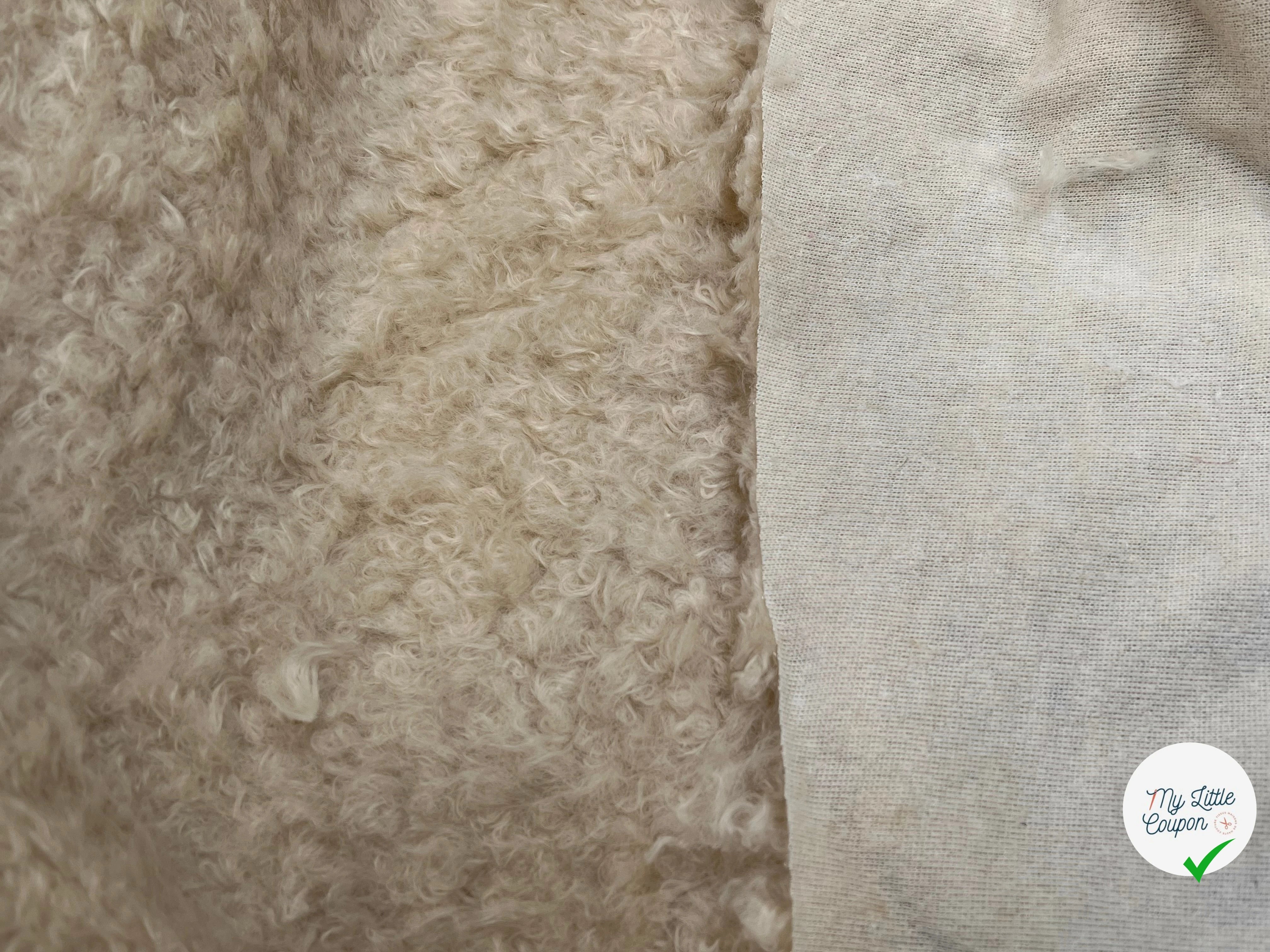 FAUSSE FOURRURE ÉCRU 140CM - My Little Coupon