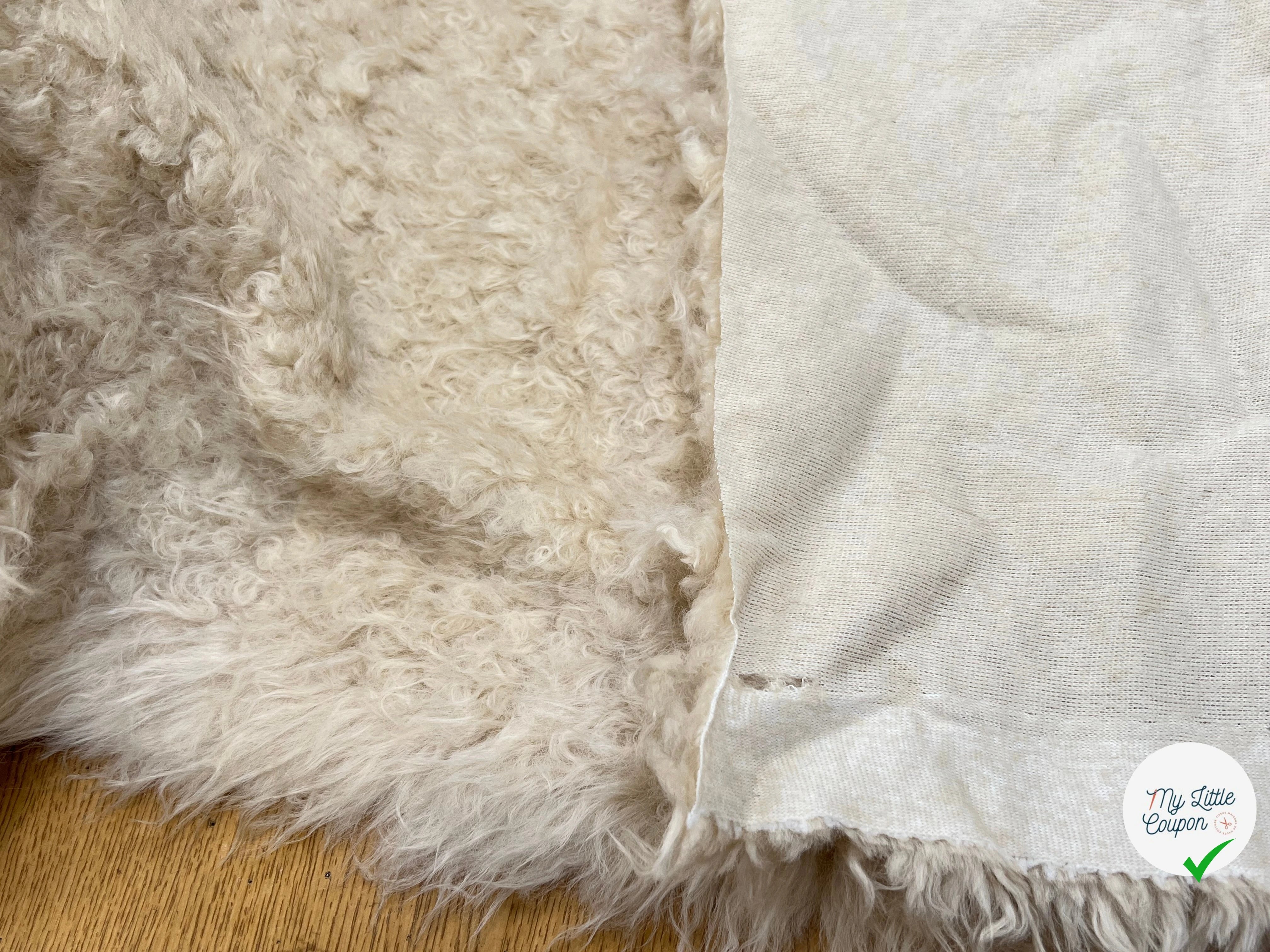 FAUSSE FOURRURE ÉCRU 140CM - My Little Coupon