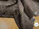 FAUSSE FOURRURE RAYURE MARRON BEIGE - My Little Coupon