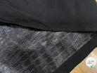 FAUX CUIR PEAU DE CROCODILLE NOIR - My Little Coupon