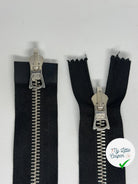 FERMETURE DOUBLE CURSEUR REVERSIBLE NOIR 45CM - My Little Coupon