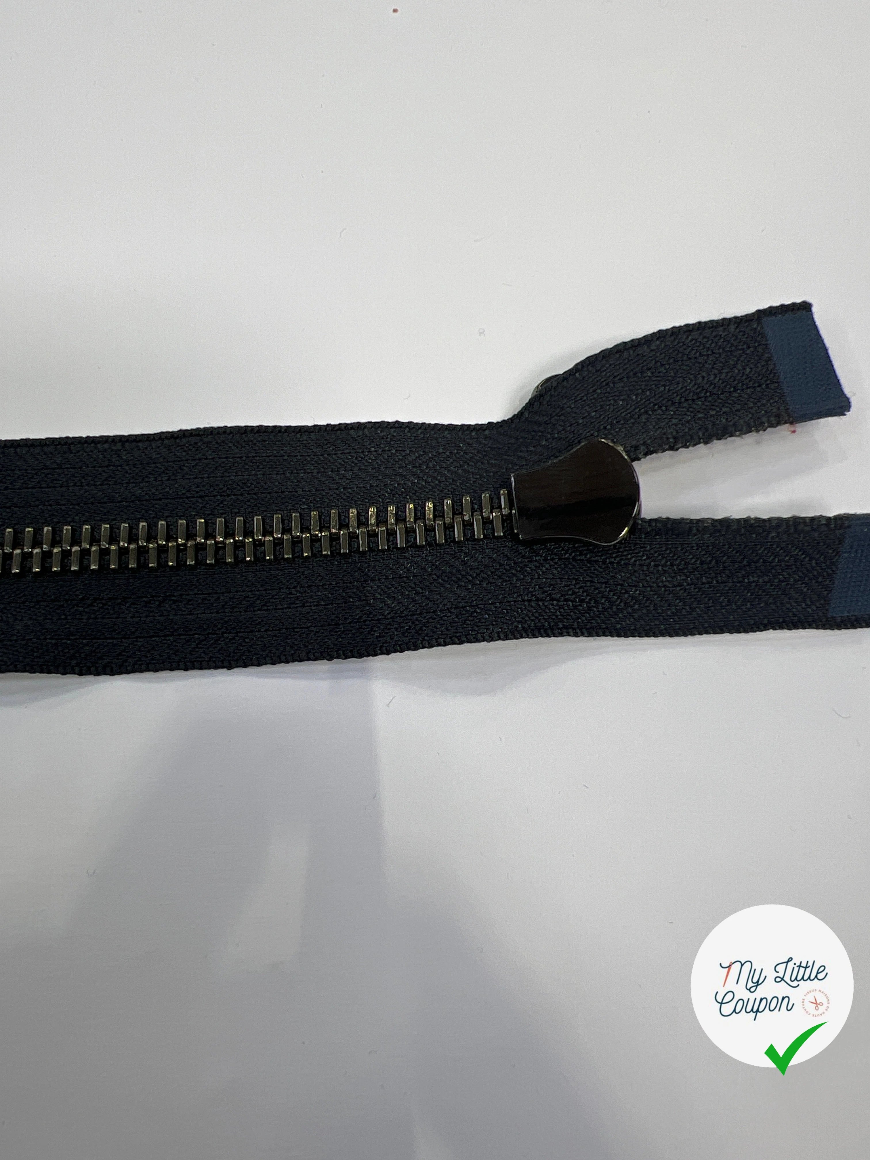 FERMETURE MÉTAL SÉPARABLE 60CM BLEU NUIT M8 - My Little Coupon