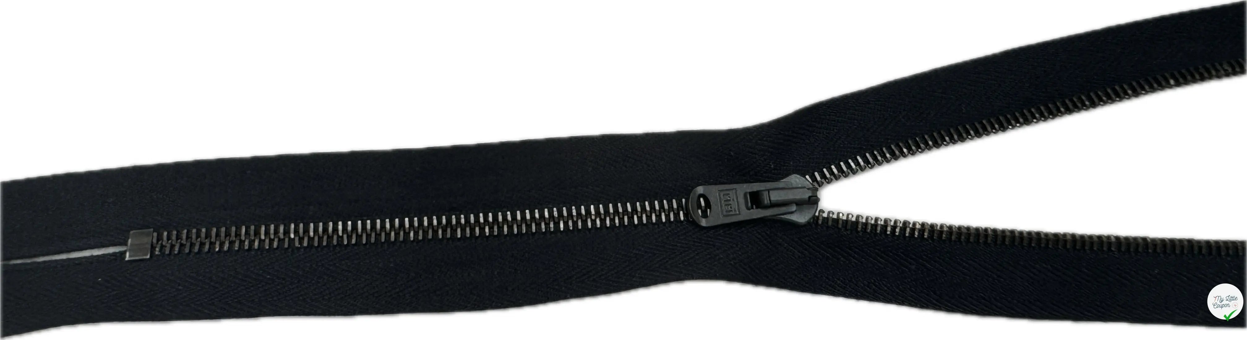 FERMETURE NON SÉPARABLE 25CM BLEU NUIT - My Little Coupon