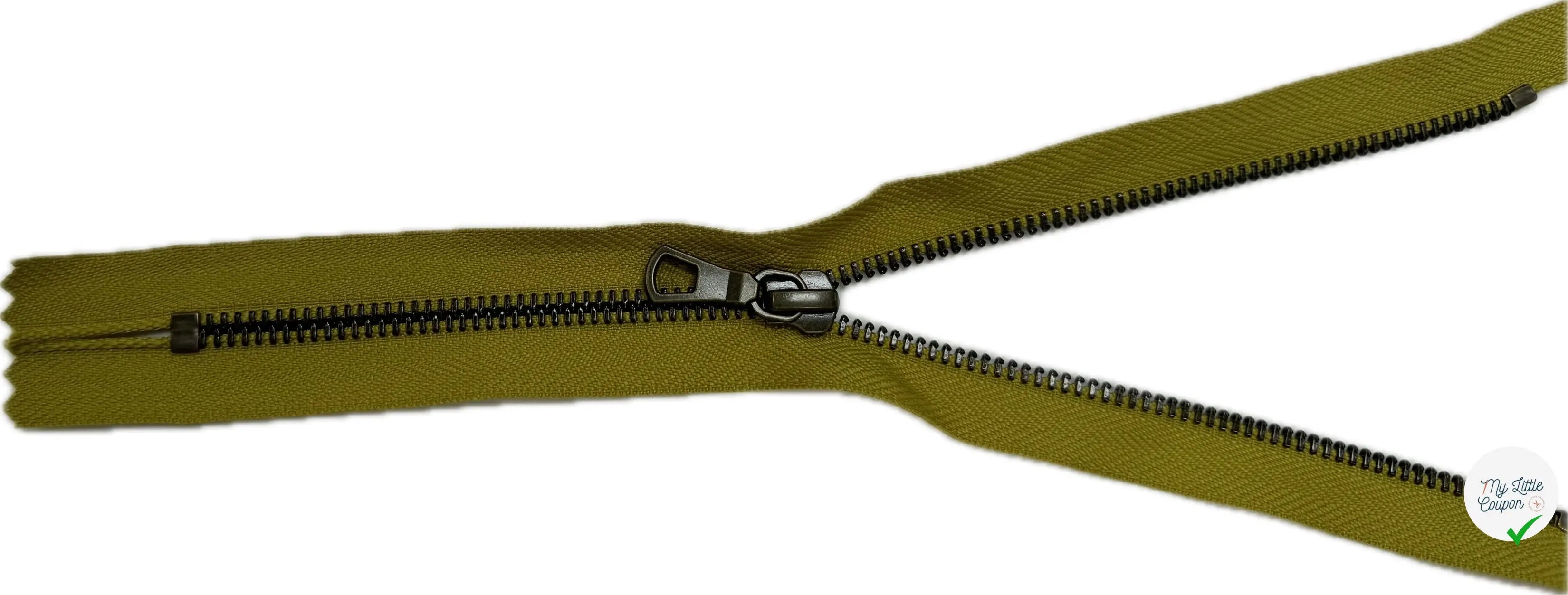 FERMETURE NON SÉPARABLE 25CM SPICY MOUTARD - My Little Coupon