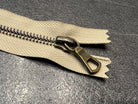 FERMETURE NON SÉPARABLE BEIGE 16 CM - My Little Coupon