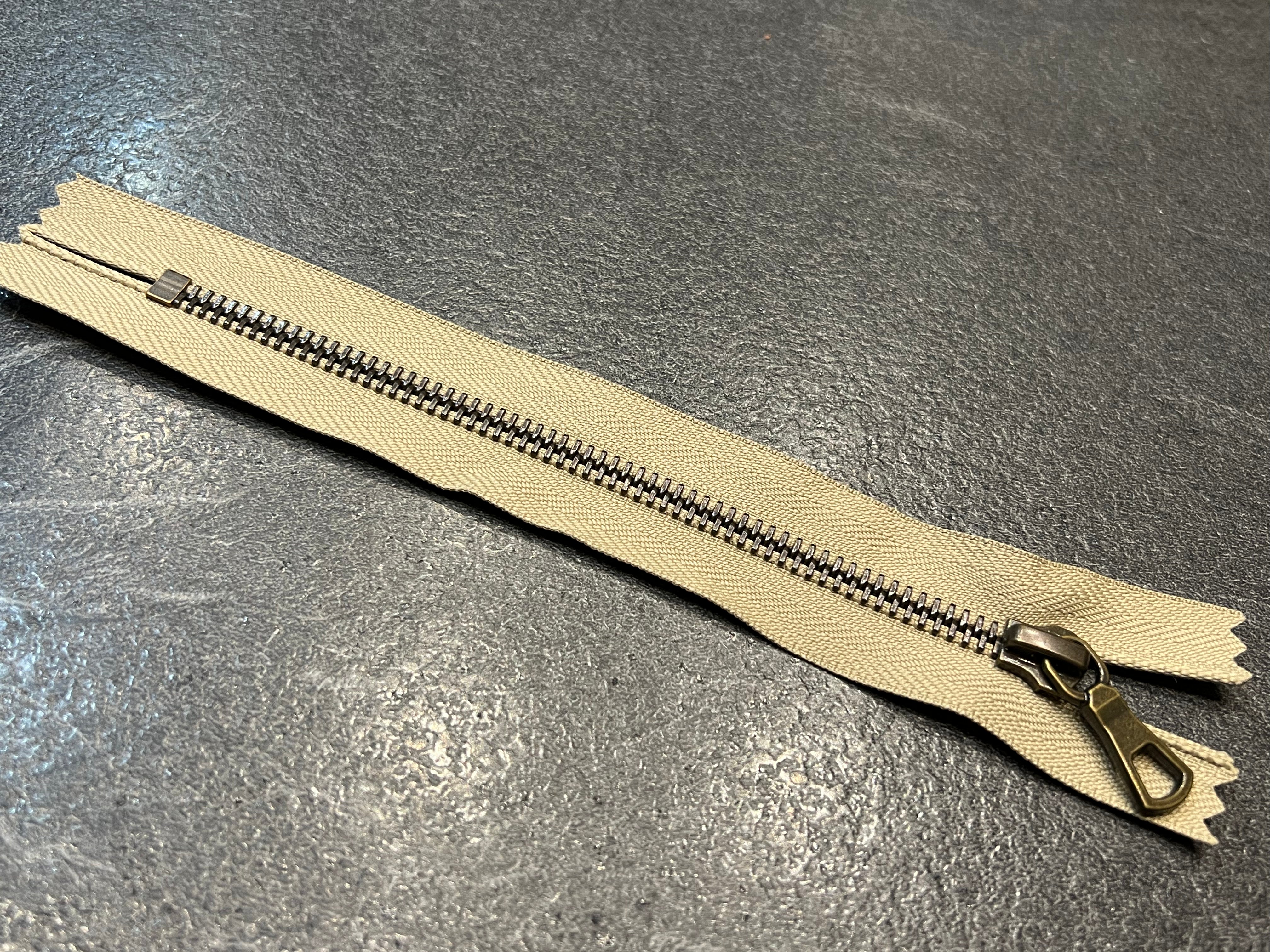 FERMETURE NON SÉPARABLE BEIGE 16 CM - My Little Coupon