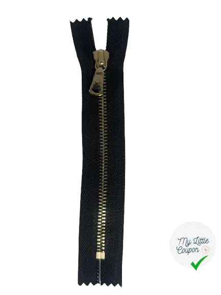 FERMETURE NON SÉPARABLE BLEU MARINE 15CM - My Little Coupon