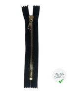 FERMETURE NON SÉPARABLE BLEU MARINE 15CM - My Little Coupon