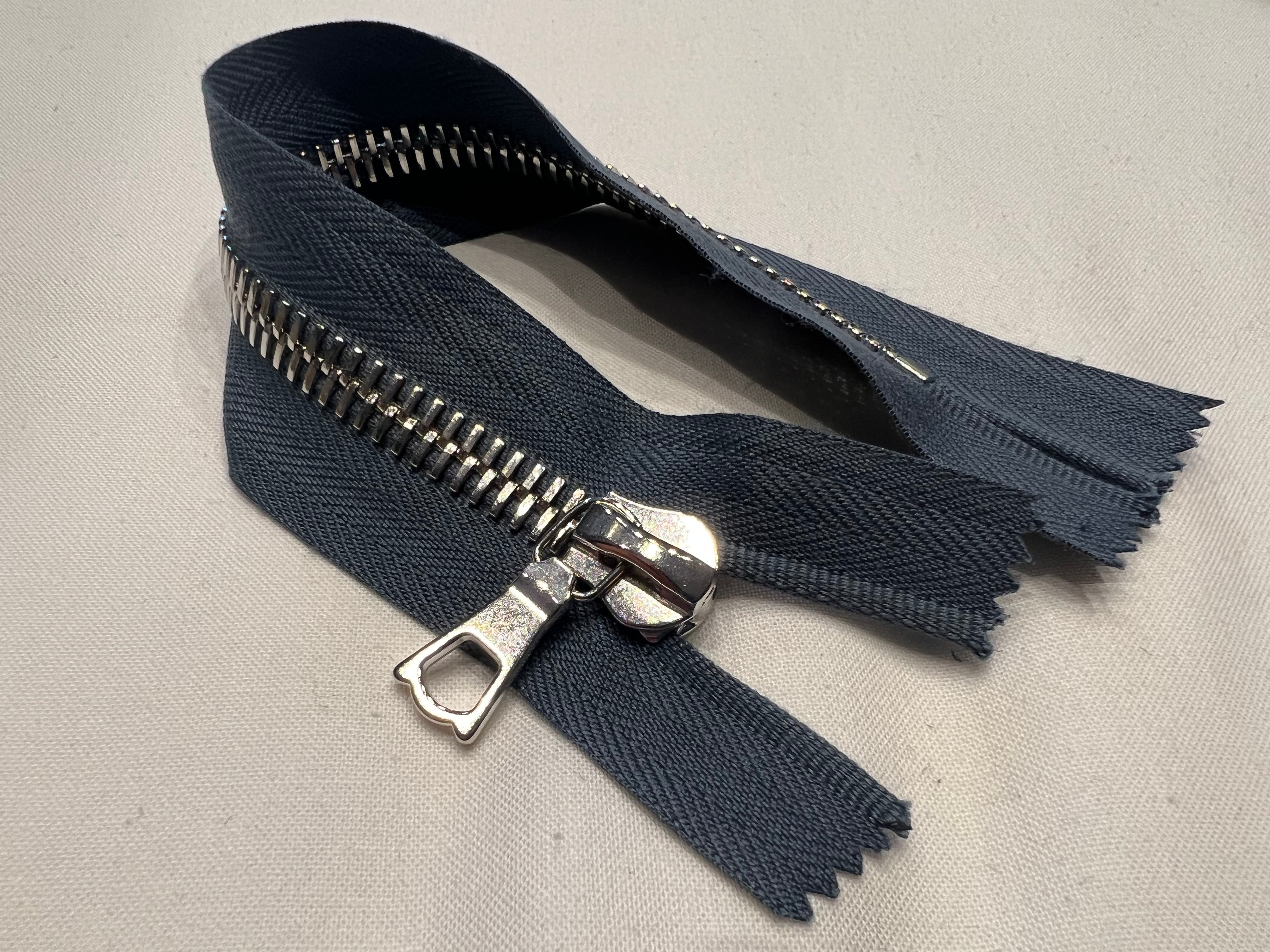 FERMETURE NON SÉPARABLE GRIS BLEU 20cm - My Little Coupon