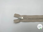 FERMETURE NON SÉPARABLE MÉTAL ARGENT COLORIS BEIGE 15CM - My Little Coupon - tissu - coudre