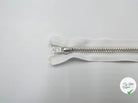 FERMETURE NON SÉPARABLE MÉTAL ARGENT COLORIS BLANC 15CM - My Little Coupon - tissu - coudre