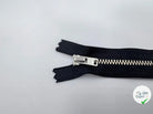 FERMETURE NON SÉPARABLE MÉTAL ARGENT COLORIS NOIR 10CM - My Little Coupon - tissu - coudre