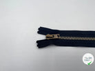 FERMETURE NON SÉPARABLE METAL COLORIS NOIR 10CM - My Little Coupon - tissu - coudre