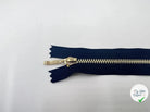 FERMETURE NON SÉPARABLE METAL OR COLORIS NOIR 25CM - My Little Coupon - tissu - coudre