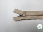FERMETURE NON SÉPARABLE POLYESTER COLORIS BEIGE 12CM - My Little Coupon - tissu - coudre