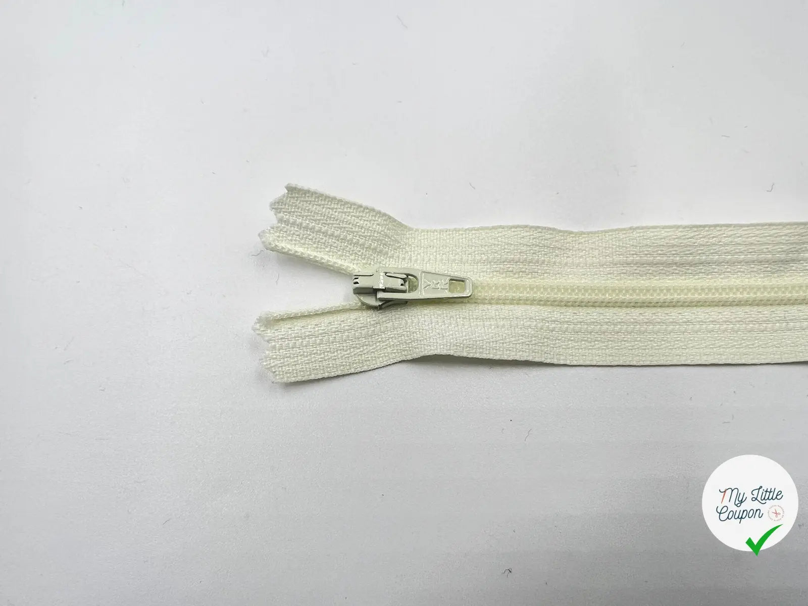 FERMETURE NON SÉPARABLE POLYESTER COLORIS VANILLE 15CM - My Little Coupon - tissu - coudre