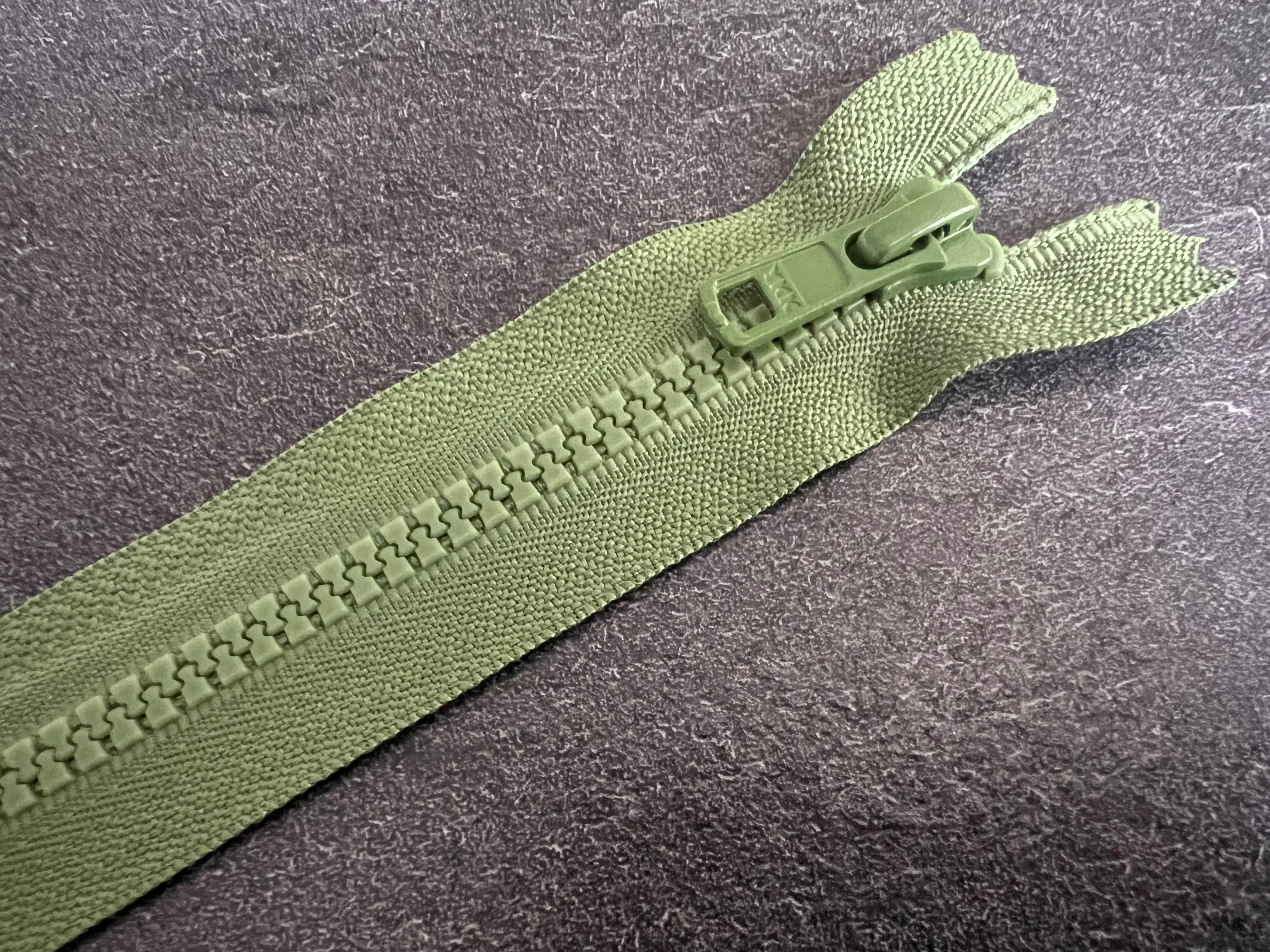 FERMETURE NON SÉPARABLE VERT 25CM - My Little Coupon