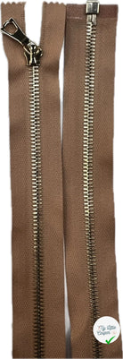 FERMETURE RIRI MÉTAL DORÉ SÉPARABLE 80CM M6 NUDE - My Little Coupon