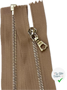 FERMETURE RIRI METAL DORÉ SÉPARABLE 95CM M4 BEIGE - My Little Coupon