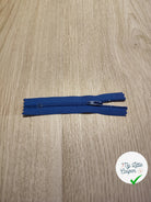 FERMETURE RIRI METAL NON SEPARABLE 10CM BLEU - My Little Coupon