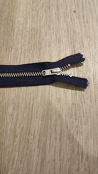 FERMETURE RIRI METAL NON SÉPARABLE 10CM BLEU NUIT - My Little Coupon