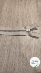 FERMETURE RIRI MÉTAL NON SÉPARABLE 12CM BLANC FONCÉ - My Little Coupon