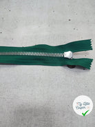 FERMETURE RIRI METAL NON SÉPARABLE 14CM VERT SAPIN M6 - My Little Coupon