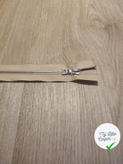 FERMETURE RIRI METAL NON SEPARABLE 15CM BEIGE ROSÉ M6 - My Little Coupon