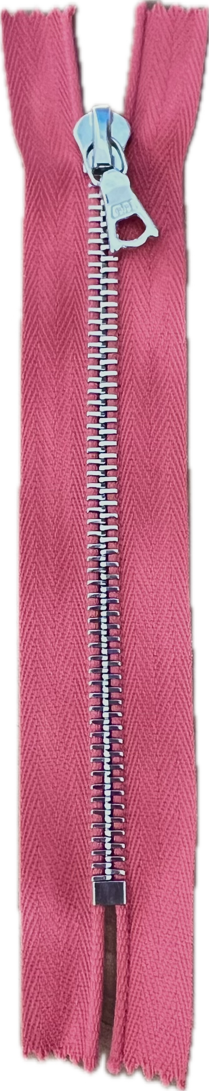 FERMETURE RIRI METAL NON SÉPARABLE 15CM M6 ROSE - My Little Coupon