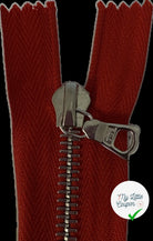 FERMETURE RIRI METAL NON SÉPARABLE 15CM M6 ROUGE - My Little Coupon