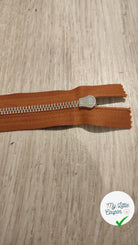 FERMETURE RIRI METAL NON SÉPARABLE 15CM MARRON M6 - My Little Coupon