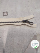 FERMETURE RIRI MÉTAL NON SÉPARABLE 16CM BLANC CASSÉ - My Little Coupon