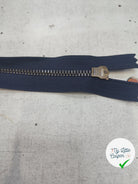 FERMETURE RIRI METAL NON SÉPARABLE 25CM BLEU NUIT - My Little Coupon