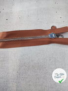 FERMETURE RIRI METAL SÉPARABLE 70CM MARRON CLAIR M6 - My Little Coupon