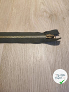 FERMETURE RIRI METAL NON SÉPARABLE DOUBLE CHEMINS 250CM NOIR - My Little Coupon