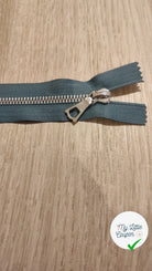 FERMETURE RIRI METAL NON SÉPARABLE 20CM BLEU M6 - My Little Coupon